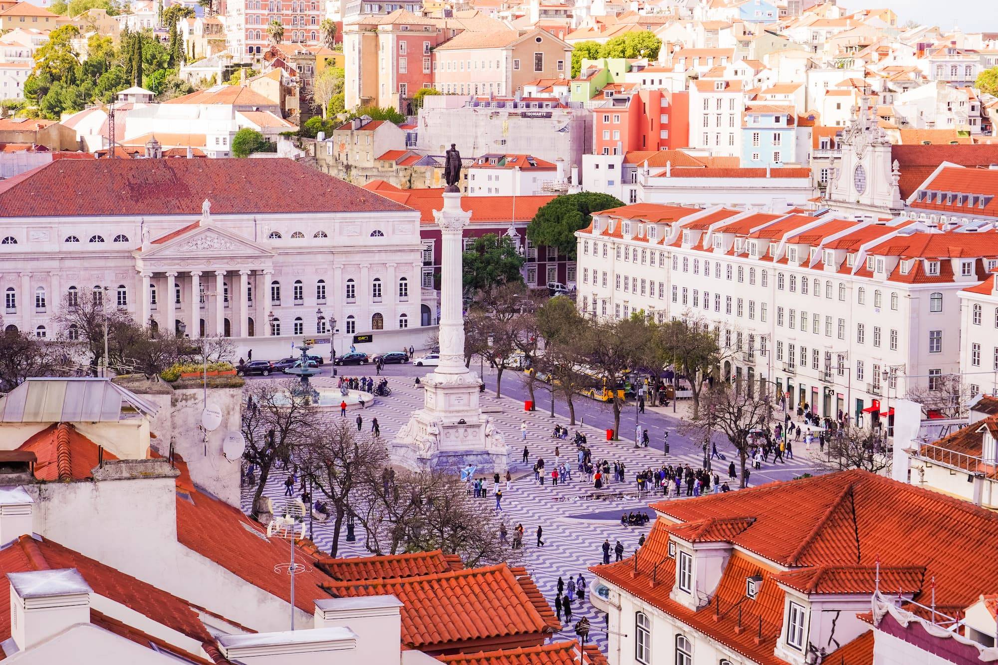 Rossio Square Lisbon