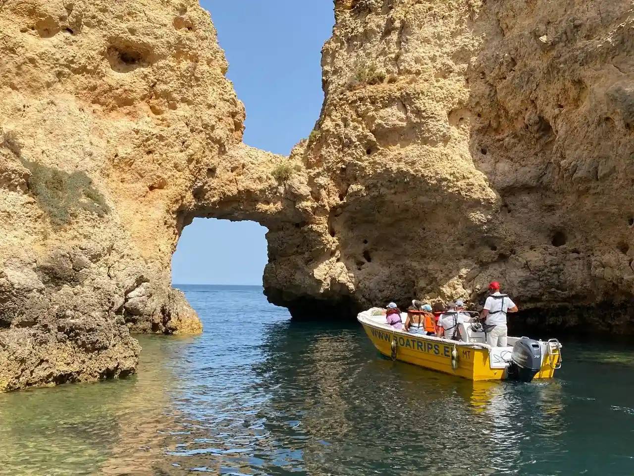 Boatrips Algarve Cueva Arco Rocoso
