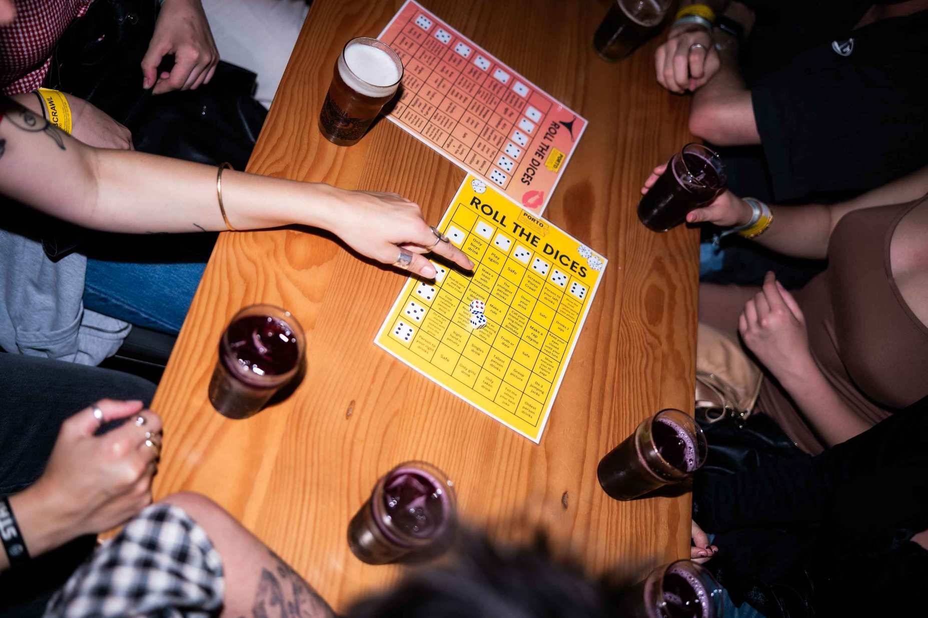 Porto Pub Crawl Roll the Dice Game