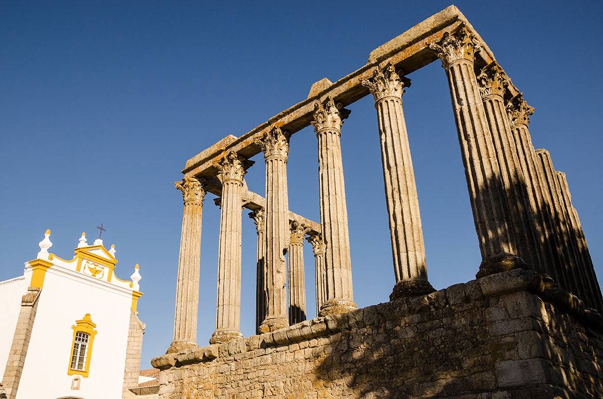 Templo Romano de de Diana en Évora