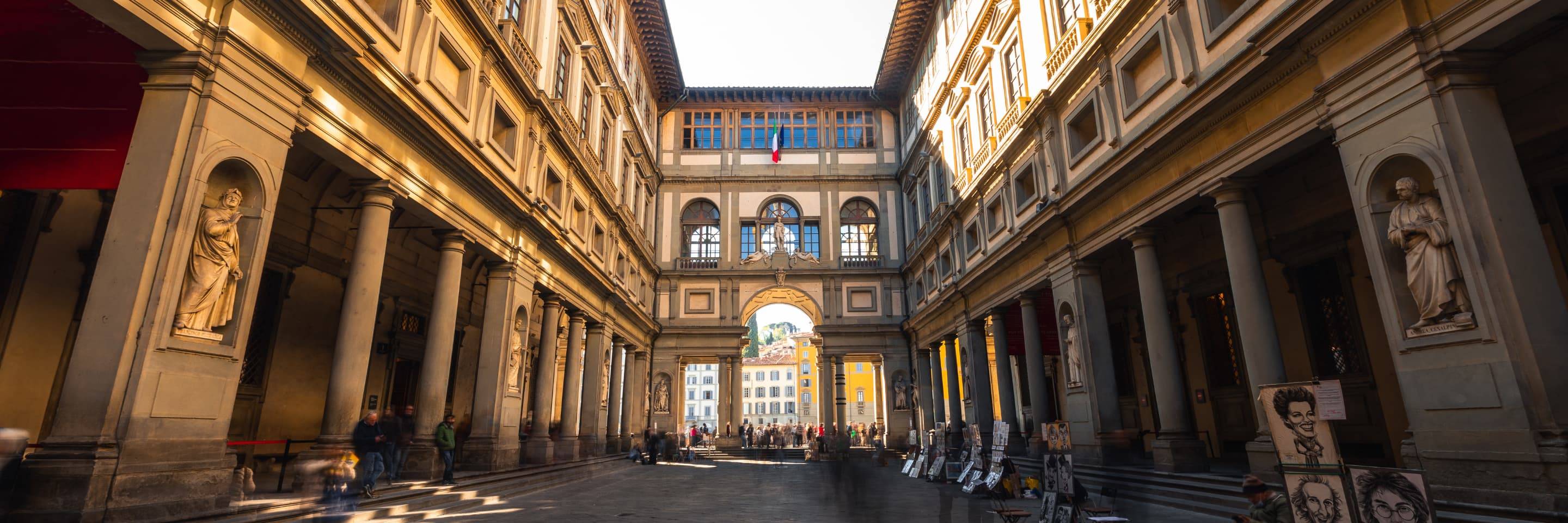 Galería Uffizi: tour guiado con entrada prioritaria en grupos reducidos