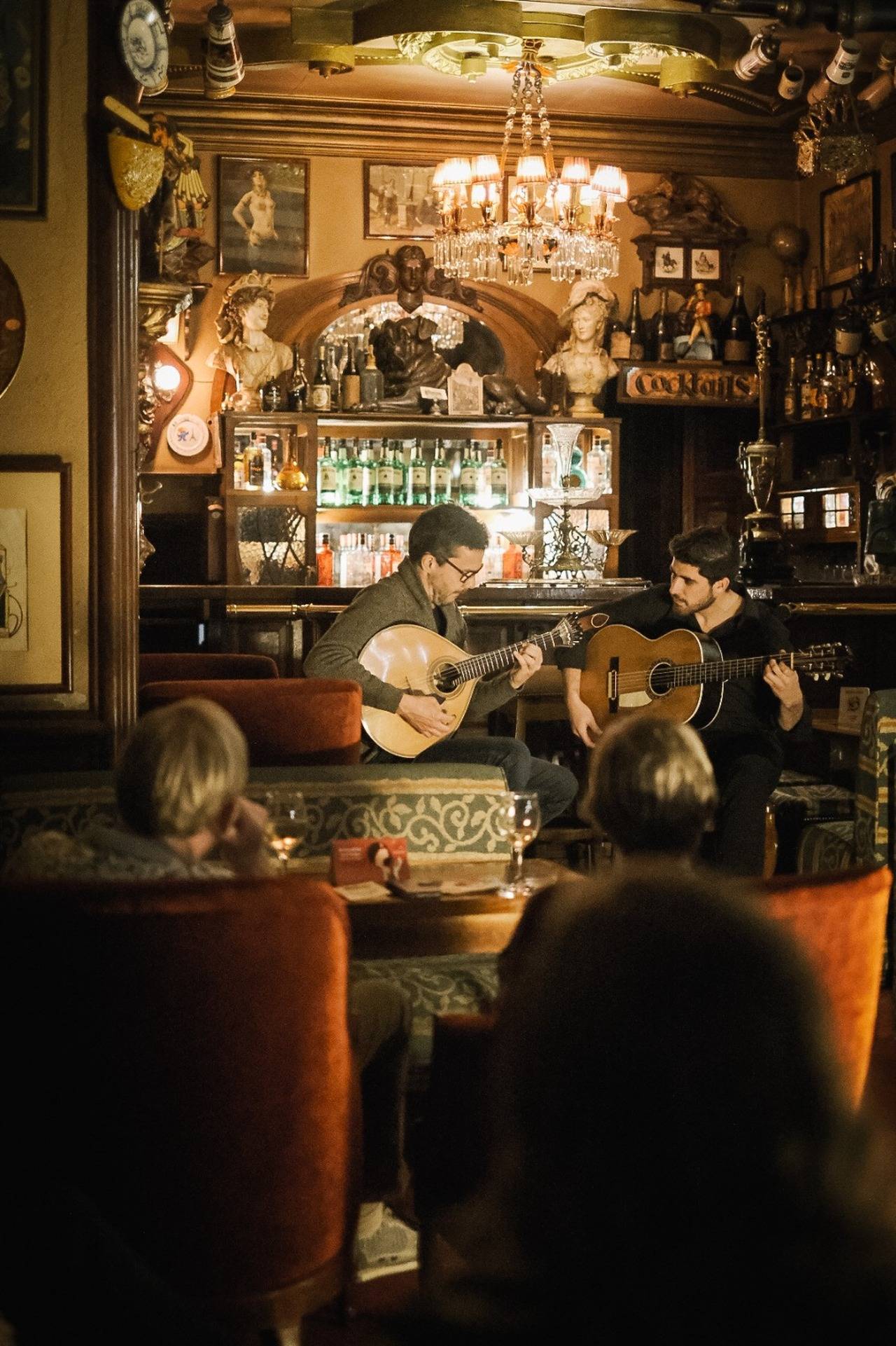 Fado Experience Two Guitarists Bar