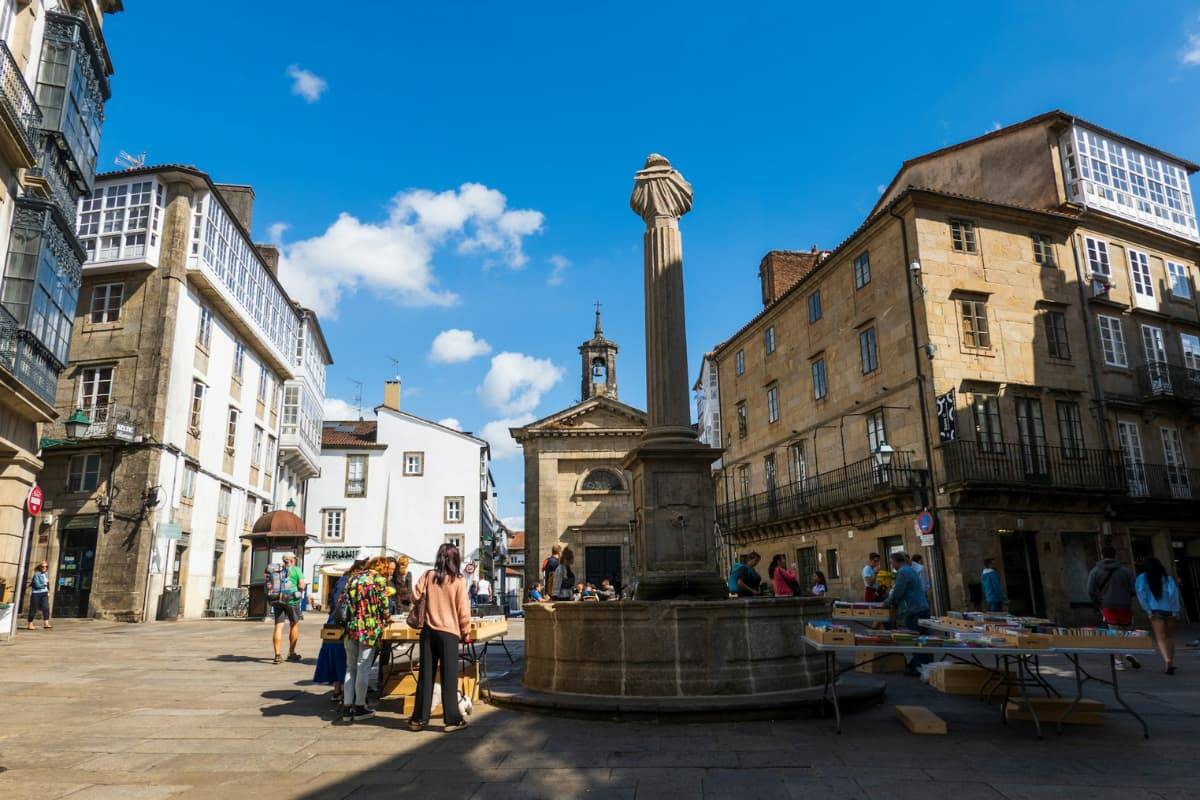 Praza De Cervantes Santiago Compostela