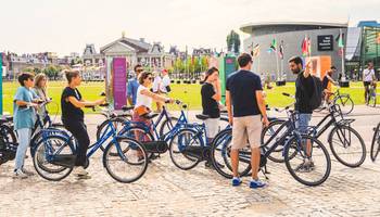 Amsterdam Bike Tour Canal Cruise