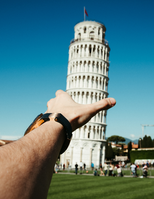 Pisa Torre Inclinada Desde Florencia