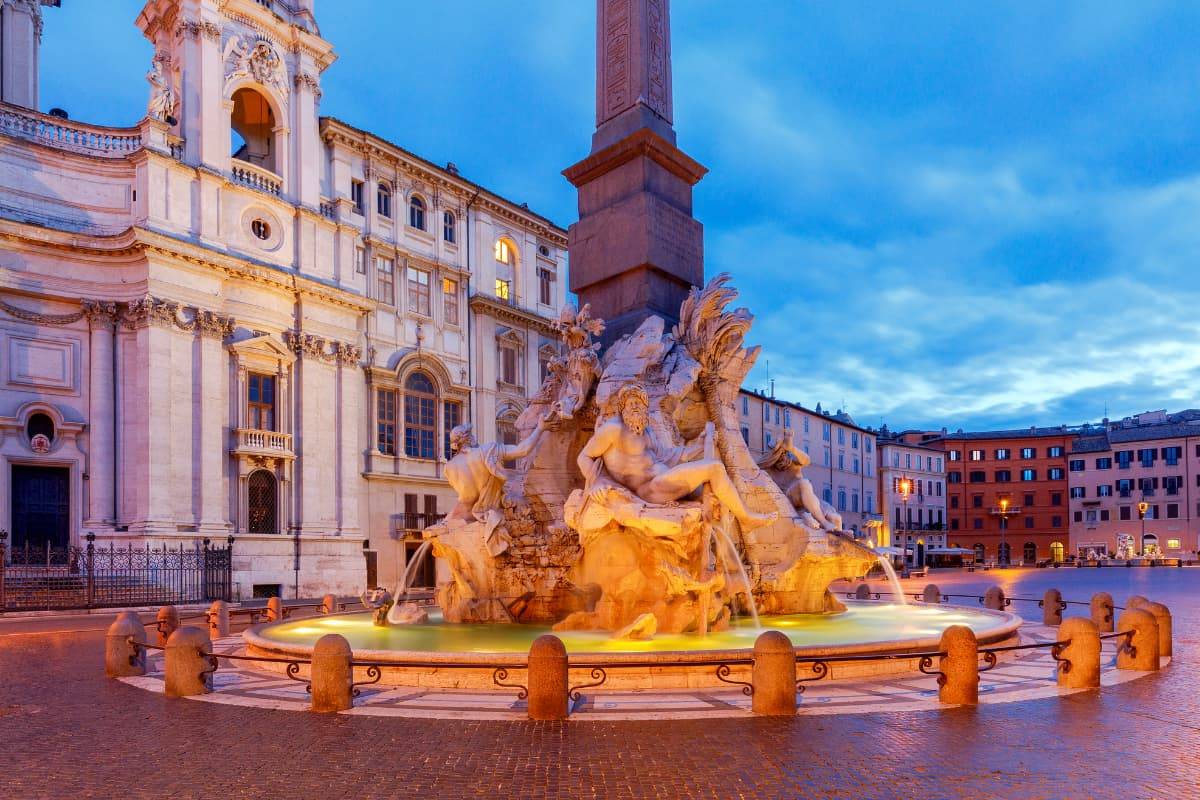Monumentos De Roma Plaza Navona