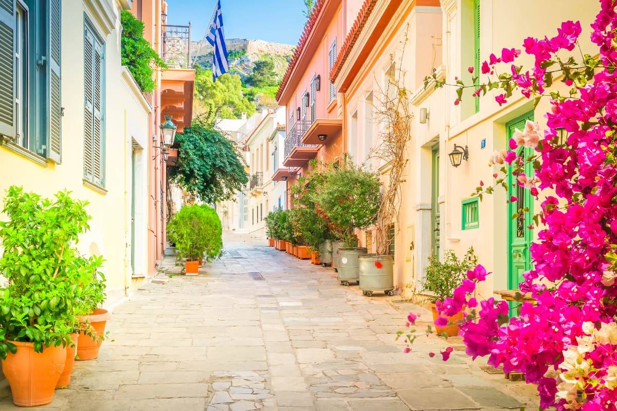 Calles De Plaka Atenas