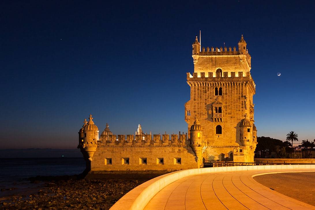 torre belem noches