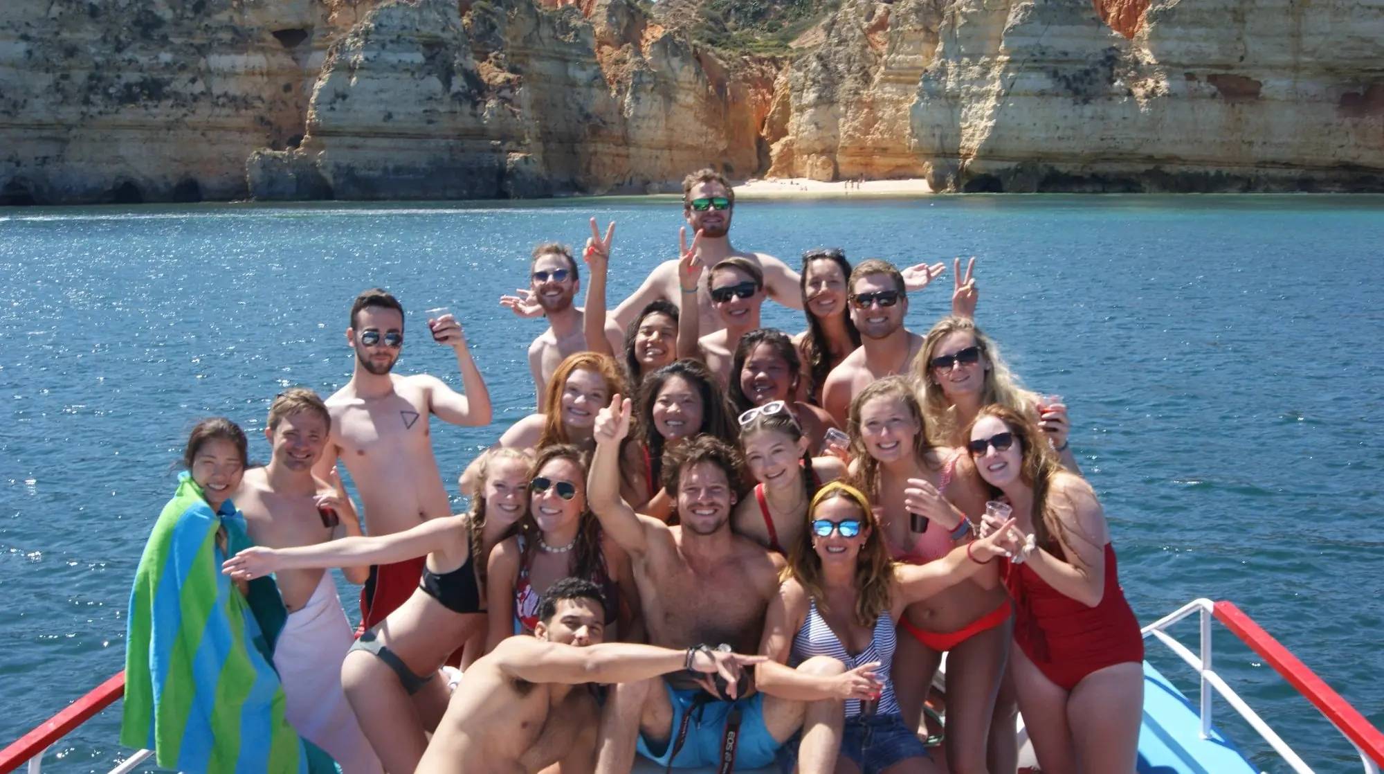 Algarve Grupo Joven Barco Ponta Da Piedade